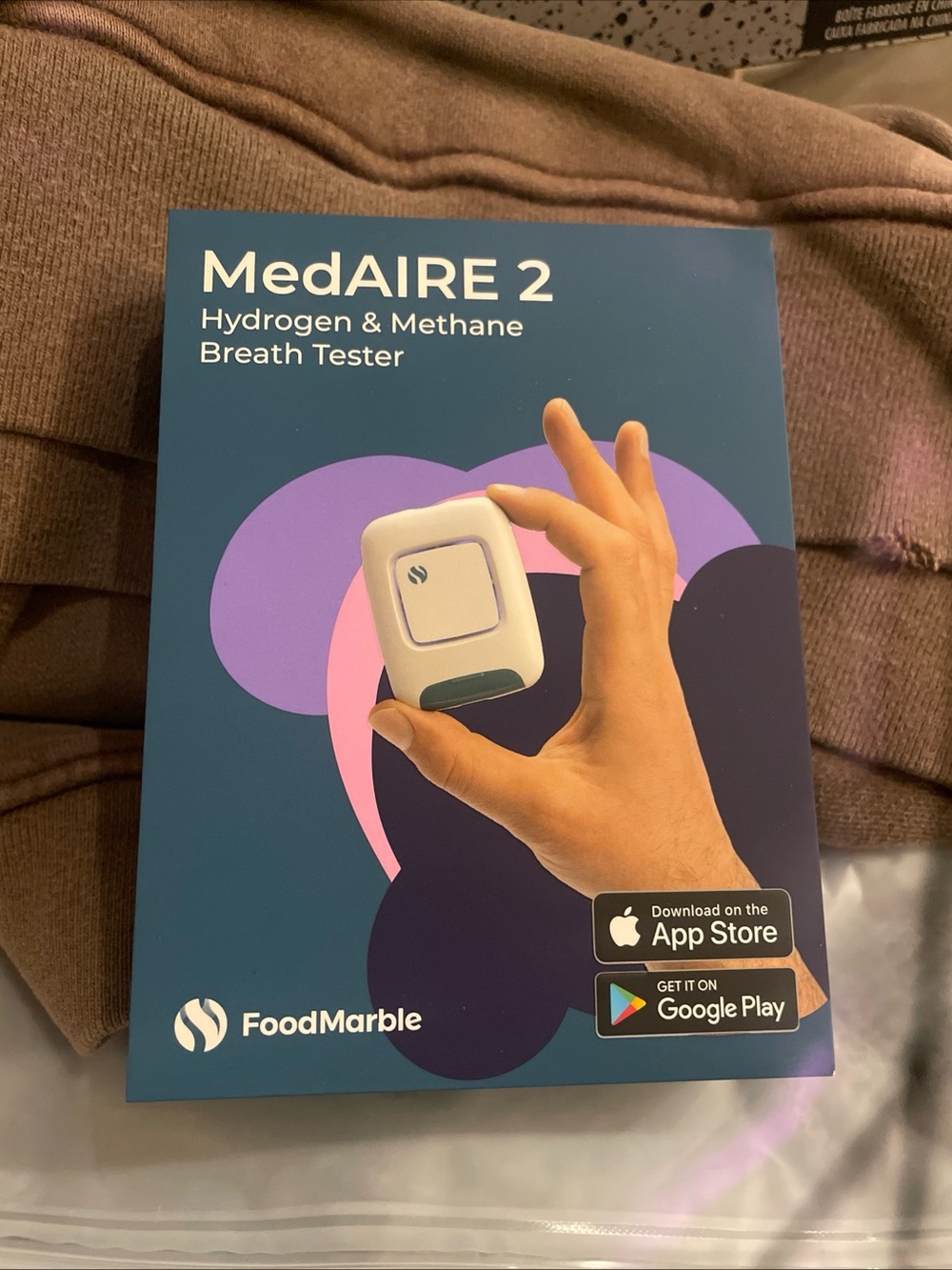 Medar 2 hydrogen and methane breath, tester by food marble